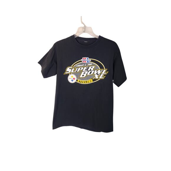 Vintage Pittsburgh Steelers 2006 Superbowl T men's large - Picture 1 of 2